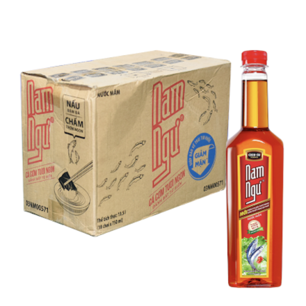 NƯỚC MẮM NAM NGƯ CHAI LỚN HÀNG THÙNG